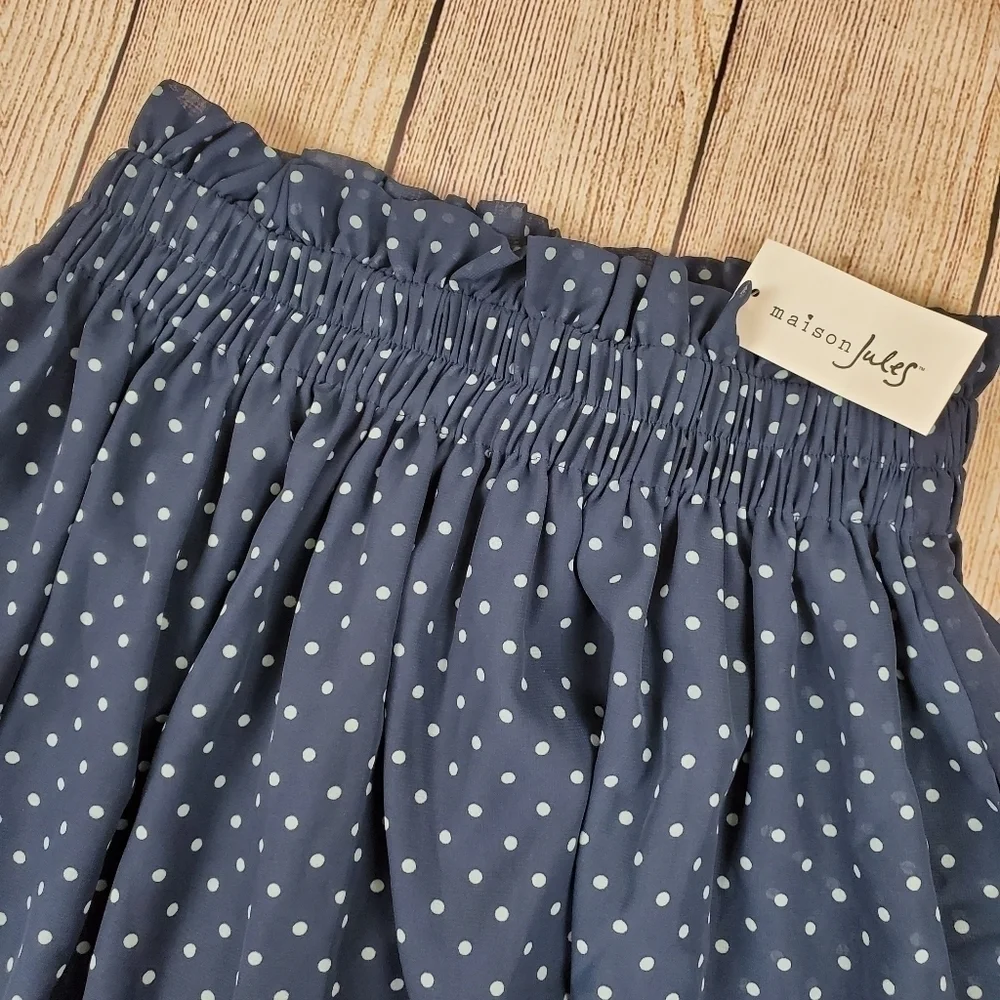 MAISON Jules Polka Dot Skirt‎ NWT